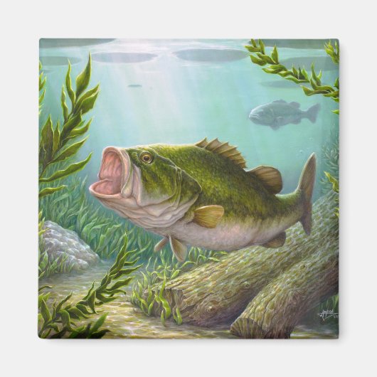 バスフィッシュ マグネット (正面)