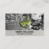 バスフィッシュ | 水 名刺 (正面)