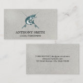 バスフィッシュ | 魚釣り極アイコン 名刺 (正面/裏面)