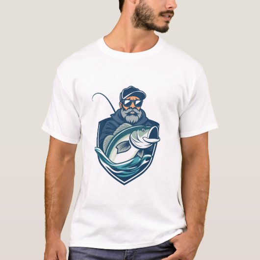 バスフィッシング フィッシュウィスパラー Tシャツ (正面)