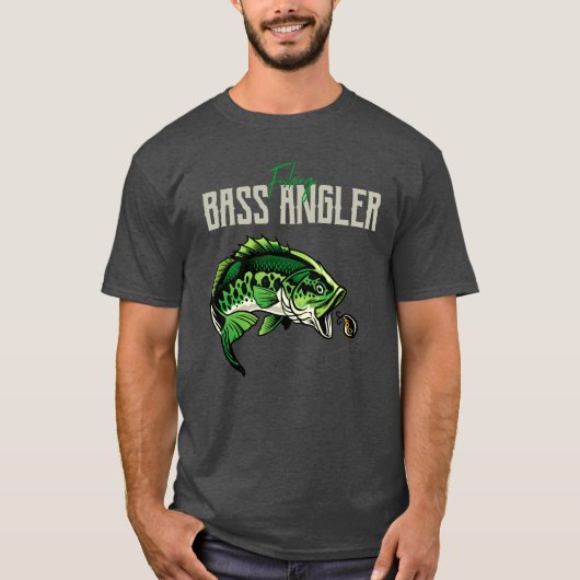 バスフィッシング Tシャツ (正面)