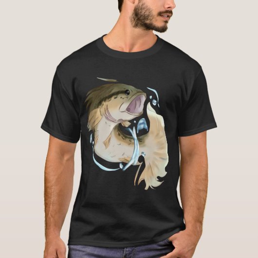 バスフィッシング Tシャツ (正面)