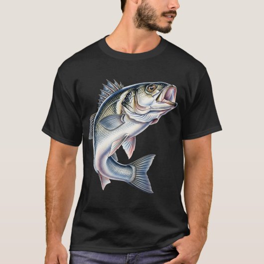 バスフィッシング Tシャツ (正面)