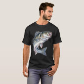 バスフィッシング Tシャツ (正面フル)