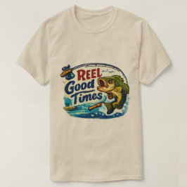 バスフィッシングTシャツ | Reel Good Time Bass Fishing Tee Tシャツ