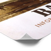 バスブリティッシュレイルウェイヴィンテージ旅行 ポスター (角)