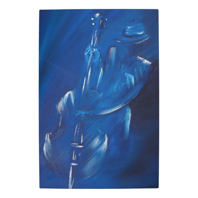 バスブルース メタルプリント (正面)