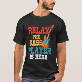 バスプリラックスレイヤーはここにある音楽エレクトリックguita tシャツ