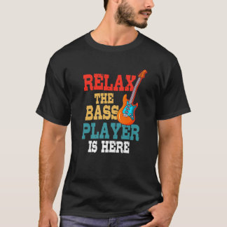 バスプリラックスレイヤーはここにある音楽エレクトリックguita tシャツ