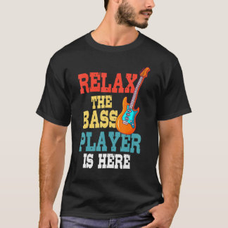 バスプリラックスレイヤーはここにある音楽エレクトリックguita tシャツ