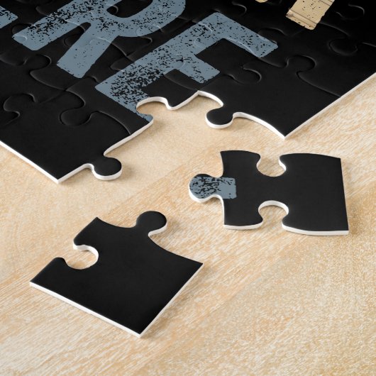 バスプリラックスレイヤーはここにいるギタリスト楽器 ジグソーパズル (側面)