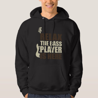 バスプリラックスレイヤーはここにいるバスギター2 パーカ