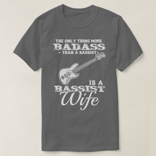 バスプレイヤーの妻 Tシャツ (デザイン正面)