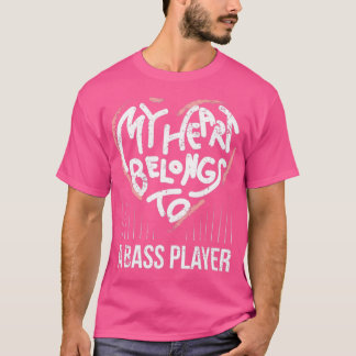 バスプレーヤーガールフレンド妻ハートはAに属する Tシャツ