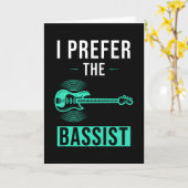 バスプレーヤーバスことわざギフトガールフレンド カード (黄色い花)