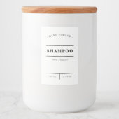 バスプロダクトラベル団体や組織保管 – SHAMPOO フードラベル (正面)