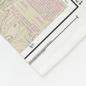 バスベイ港からバス航海のまでのチャート13296 フリースブランケット (角)