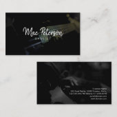 バスベーシストバスギタリストミュージシャン 名刺 (正面/裏面)