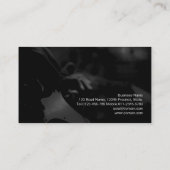 バスベーシストバスギタリストミュージシャン 名刺 (裏面)