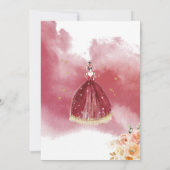 バスペインのルエレガントグンディフローラ 招待状 (裏面)