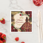 バスペインのルグンディフローラミ素朴カンス紙 スタンダードカクテルナプキン (インサイチュ)