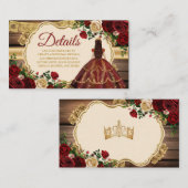 バスペインのルグンディフローラミ素朴クリン詳細 エンクロージャーカード (正面/裏面)