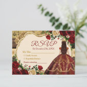 バスペインのルグンディフローラ15ア素朴ニョスRSVP サンキューカード (スタンド正面)