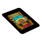 バスボス – スクールバスドライバーの感謝 マグネット (右側)