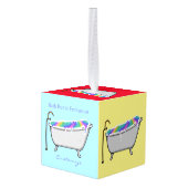 バスボムバーベサンダー_コーブ キューブオーナメント (裏面アングル)