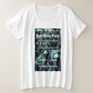 バスボムパーティーのカバー付き大きいサイズの女性用Tシャツ プラスサイズTシャツ