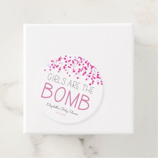 バスボムベビーシャワーメッセージカード フェイバータグ (インサイチュ)
