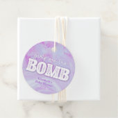 バスボムベビーシャワーメッセージカード フェイバータグ (インサイチュ)