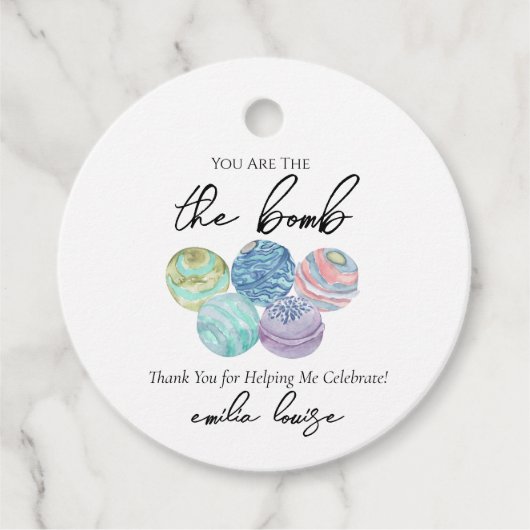 バスボムメッセージカード フェイバータグ (正面)