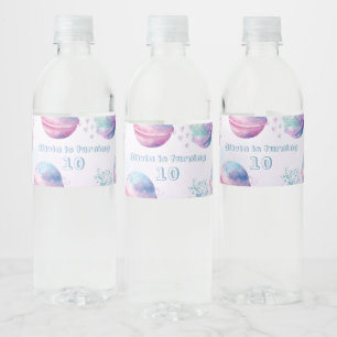 バスボム男女兼用誕生日パーティー ペットボトルラベル