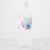 バスボム男女兼用誕生日パーティー ペットボトルラベル (裏面)