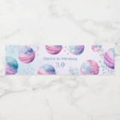 バスボム男女兼用誕生日パーティー ペットボトルラベル (シングルラベル)