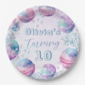 バスボム男女兼用誕生日パーティー ペーパープレート (正面)