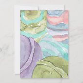 バスボム誕生日パーティーへの招待 招待状 (裏面)