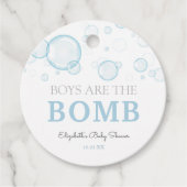 バスボム赤ちゃんシャワーラバーダックメッセージカード フェイバータグ (正面)