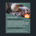 バスボム&キャンドル、キャンドル&ソープメーカー広告 チラシ<br><div class="desc">Bath Bomb & Candle,  Candle & Soapメーカーのビラ広告ーを名刺ストアで提供。</div>