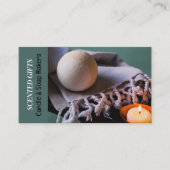 バスボム&キャンドル、キャンドル&ソープメーカー 名刺 (正面)