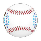 バスボーパーソナライズされたルチームベストコーチ 野球ボール (裏面)