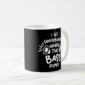 バスポンプの車のオーディオセットでグーズバンプを得る コーヒーマグカップ (正面右)