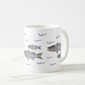 バスマストライプのグ コーヒーマグカップ (正面右)