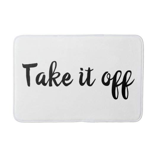 バスマットから取り出す バスマット (正面)