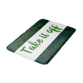 バスマットから取り出す/ブルーグリーンの輝き バスマット (アングル)