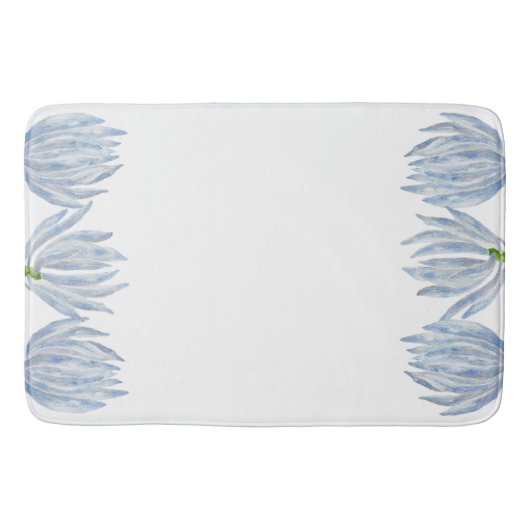 バスマットに青いチョークが付く バスマット (正面)