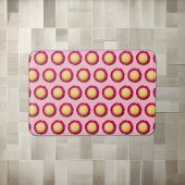 バスマットの花の継ぎ目無し模様 バスマット