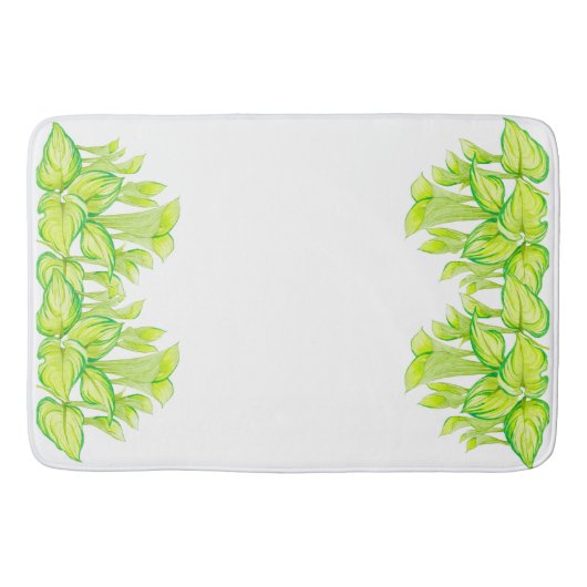 バスマットの「緑の調和」 バスマット (正面)