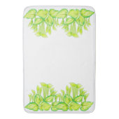 バスマットの「緑の調和」 バスマット (正面縦)